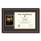 ArtToFrames 11x14 inch Diploma Frame with 6" x 8" Inch Image Opening - Framed with Black and Gold Mats, Comes with Regular Acrylic and Sawtooth Hanger for Wall Hanging (DT-11x14)